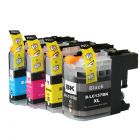 LC137 & LC135 XL ink cartridges  Brother Compatible set of 4 - BK/C/M/Y