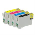 73N  BK/C/M/Y Set of 4 Compatibles Cartridges For Epson