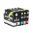 932XL BK + 933XL C/M/Y Set of 4 Compatible Cartridges For HP