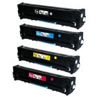 128A BK/C/M/Y ( CE320A/321A/323A/324A ) Set of 4 Compatible Cartridges For HP