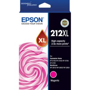 Epson 212XL Magenta High Yield Ink Cartridge