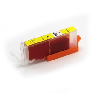 CLI671XLY Compatible Hi Capacity Yellow Ink Cartridges for Canon