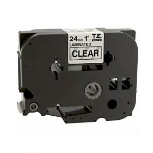 TZe151 Compatible Brother PTouch Tape 24mm Black on Clear
