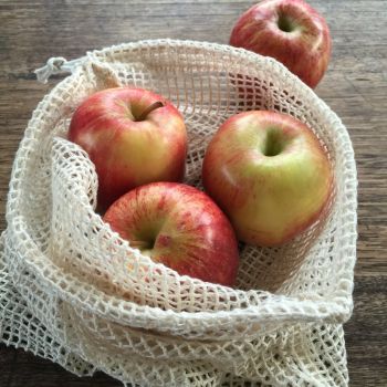 Four-Pack of Organic Cotton Net Produce Bags *FREE SHIPPING*