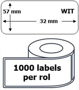 11354 Compatible Dymo Multipurpose Label 57mm x 32mm