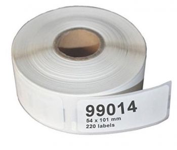 99014 Compatible Dymo Shipping Label 54mm x 101mm White Roll