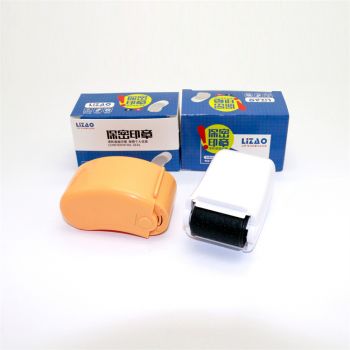 Photosensitive Square Confidential Roller Stamp + Free Ink