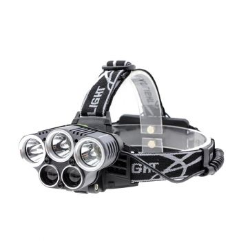 Headlamp 3*10W XML T6 led + 2 LTS White Light + USB Cable