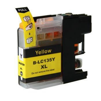 LC135XL Compatible Yellow Cartridge For Brother