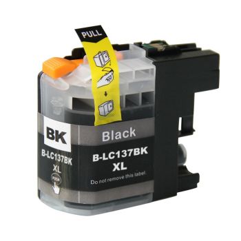 LC137XL Compatible High Yield Black Ink Cartridge For Brother