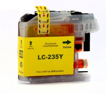 LC235XL Compatible High Yield Yellow Cartridge for Brother