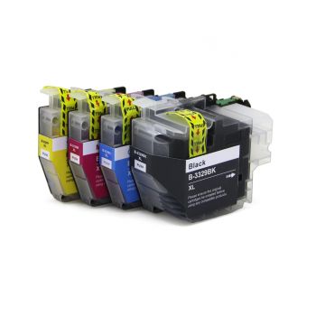 LC3329XL Compatible Set of 4 for Brother - Bk/C/M/Y