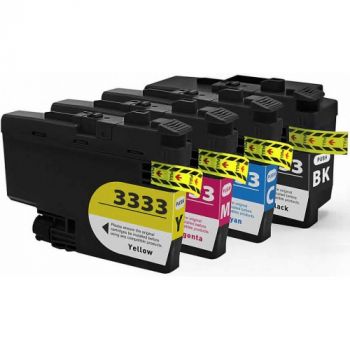 LC3333 ink cartridges Brother Compatible set of 4 - BK/C/M/Y