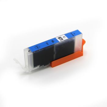 CLI671XL Compatible Hi Capacity Cyan Ink Cartridges for Canon