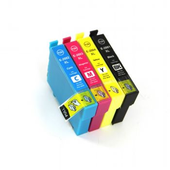 200XL BK/C/M/Y Set of 4 Compatibles Cartridges For Epson