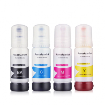 T522 BK + C/M/Y Set of 4 Inks Bottles For Epson