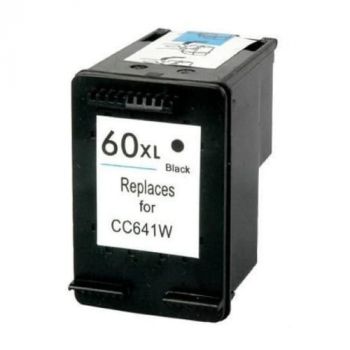 60XL Compatible Black High Yield Cartridge for HP