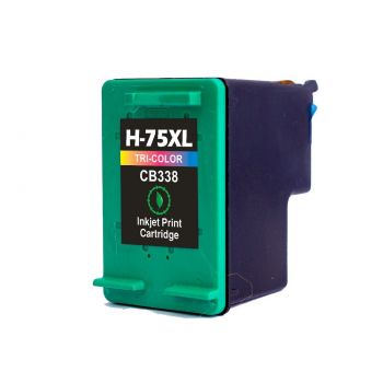 75 XL Remanufactured  Tri-Colour Cartridge  For HP CB338WA