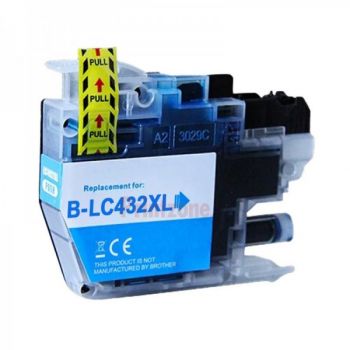 Compatible LC432XL Cyan Ink Cartridge For Brother