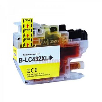 Compatible LC432XL Yellow Ink Cartridge For Brother