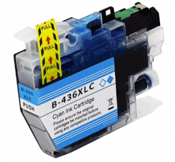 Compatible LC436XL Cyan Ink Cartridge For Brother
