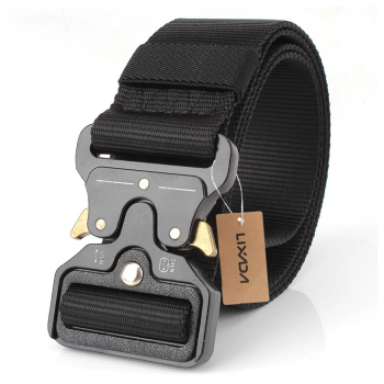 Tactical Nylon Military Waist Belt with Metal Buckle Adjustable