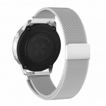 22MM Milannese loop strap for Samsung Watch 44 mm - Silver