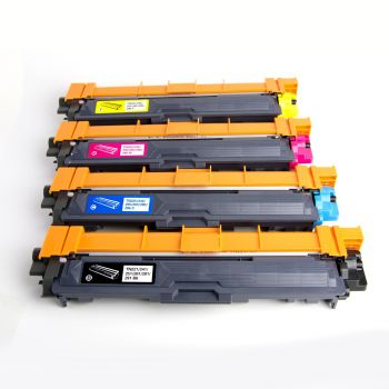 TN251 BK  TN255 C/M/Y  Set of 4 Compatible Toner Cartridges For Brother
