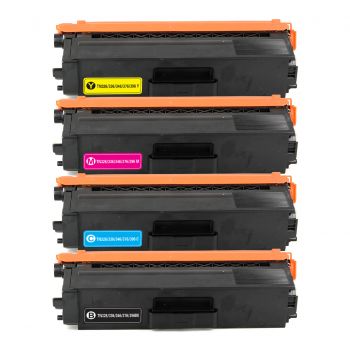TN346 BK/C/M/Y Set of 4 Compatible Cartridges for Brother